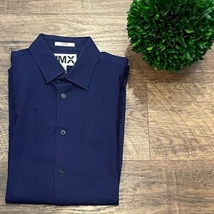 Express 1MX Fitted Dress Shirt - Small